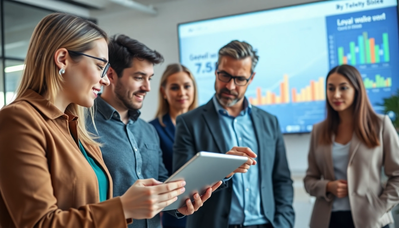 Enhance legal spend management for collections with a professional team analyzing data.