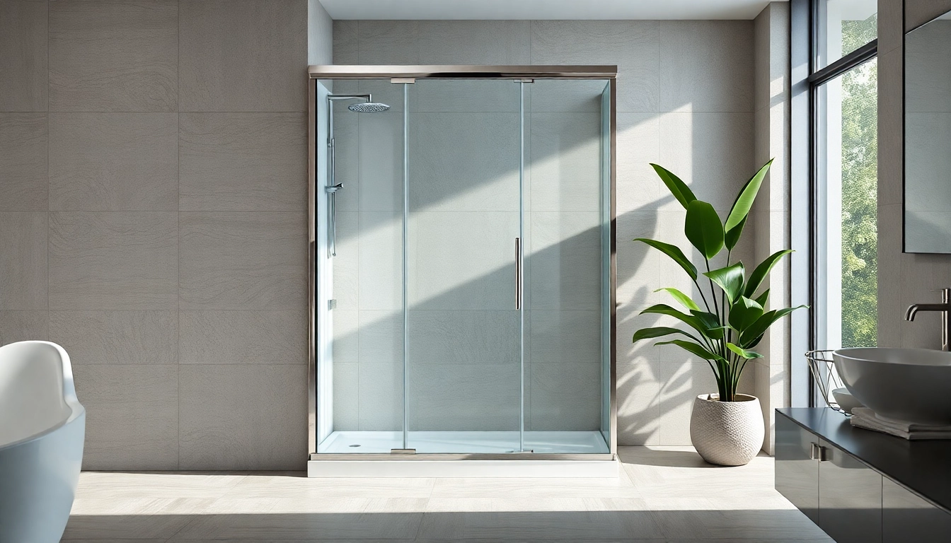 Duschkabine 90x90 mit elegantem Design und modernem Badezimmerambiente.