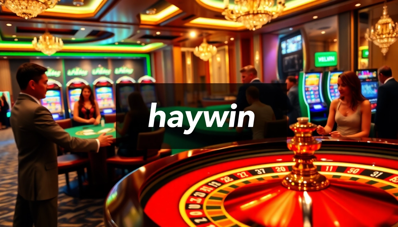 Experience excitement at Haywin online casino with vibrant tables and thrilling slot machines.