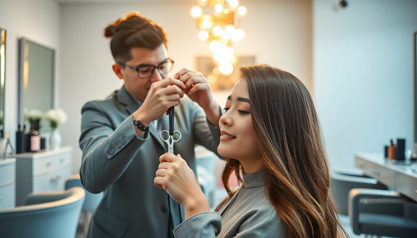 Hairstylist bucuresti oferă servicii de coafură de calitate în salonul său modern.