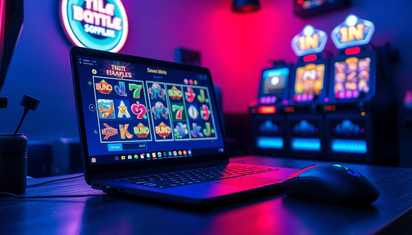 Menampilkan keseruan bermain slot depo 1k dengan perangkat gaming yang canggih.