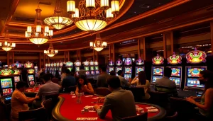 Rasakan aksi deposit pulsa di mesin slot kasino yang penuh warna.