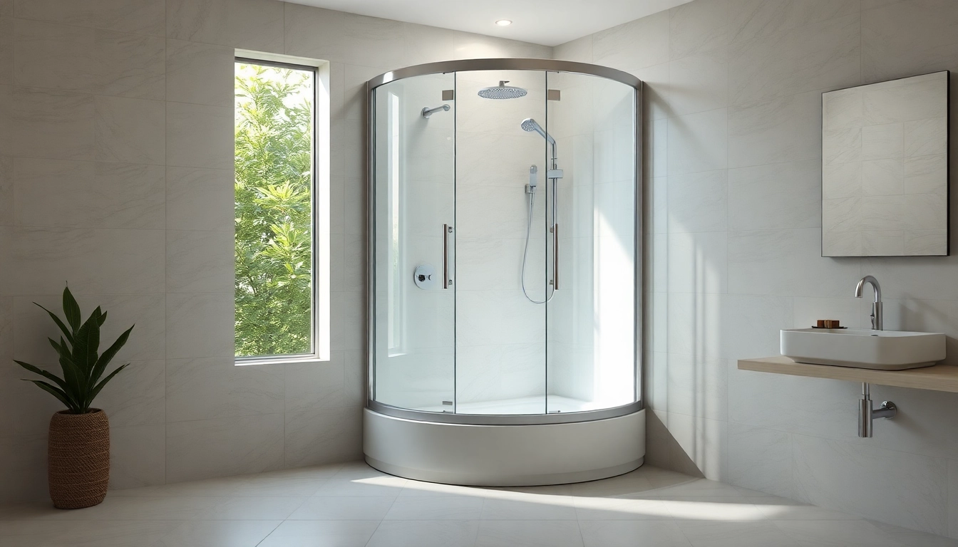 Erleben Sie die elegante sonni Duschkabine 80x80 in einem modernen Badezimmer mit einem klaren Design.