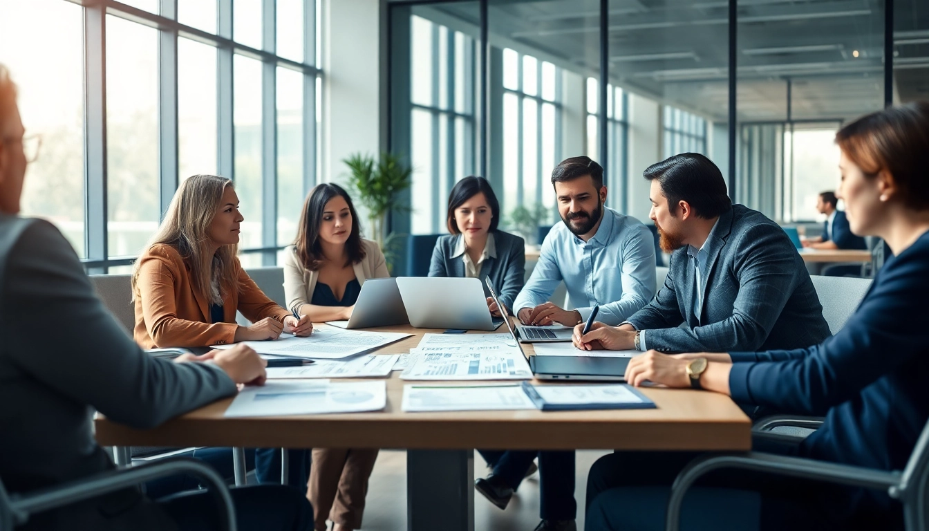 Enhancing Acquisition Planning with professionals collaborating in a bright office setting.